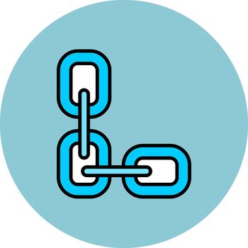 Hyperlink Clean Pattern Element vector