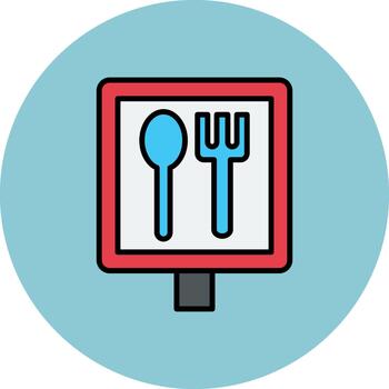 Rest Area Future Display Shape vector