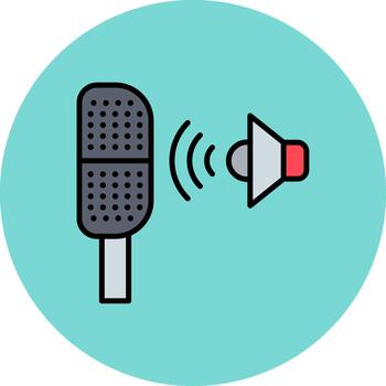 Sound Sensor Clean Pattern Element vector