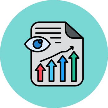 analítica neón monitor fragmento vector