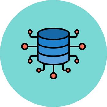 Database Polished Pixel Module vector
