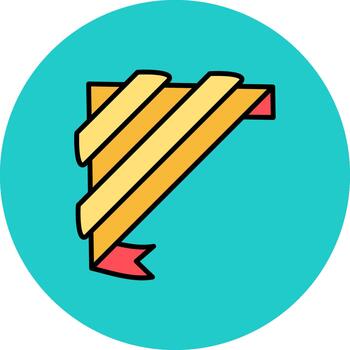 bandera alta tecnología forma modelo vector