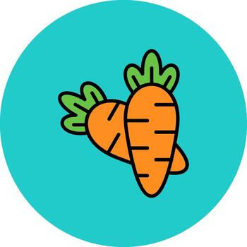 Carrot Advanced Frame Element vector