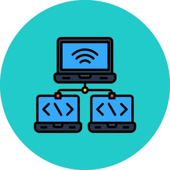 despliegue digital tono bloquear vector