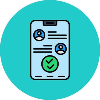 Double Check Clear Layer Form vector