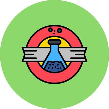 Lab Tested Thin Line Pattern vector