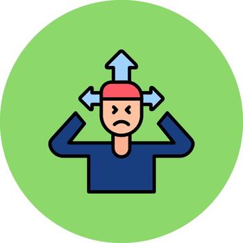 Adhd Crisp Display Token vector