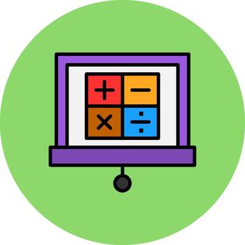 Maths Soft Shadow Element vector