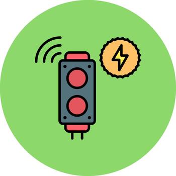 photoelectric sensor Dynamic Color Fragment vector
