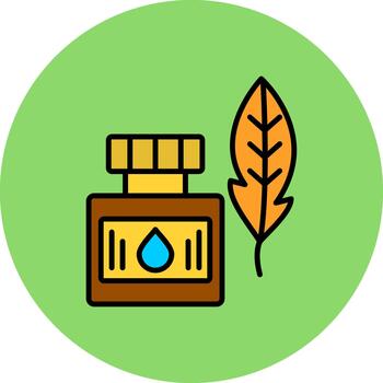 Quill Thin Outline Feature vector