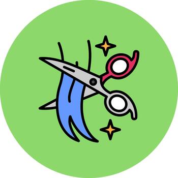 tijeras avanzado forma textura vector