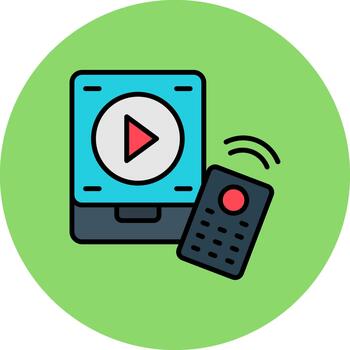 Tv Box Soft Curve Feature vector