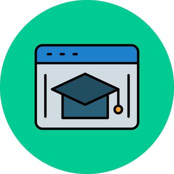 Elearning Advanced Frame Element vector