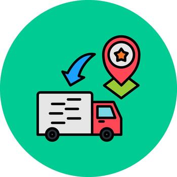 Pin High-Tech Shape Pattern vector