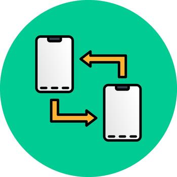 Connect Clear Layer Form vector