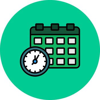 plazos dinámica color fragmento vector