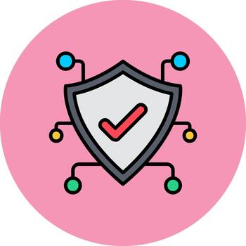 ciber seguridad futuro píxel modelo vector