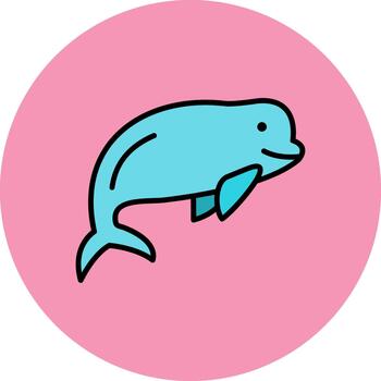 Beluga Abstract Pattern Block vector