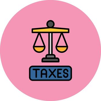 Justice Soft Shadow Element vector