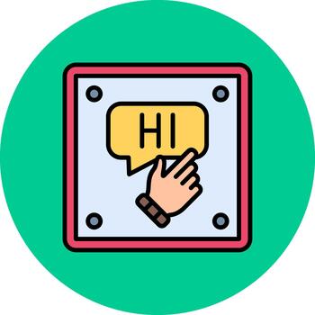 Hi Dynamic Color Fragment vector