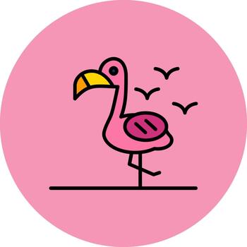 Flamingo Polished Pixel Module vector
