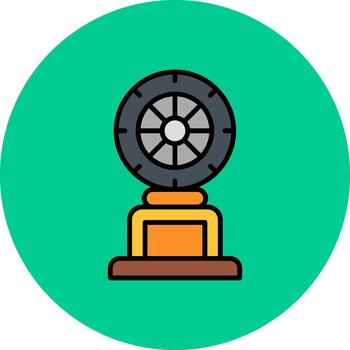 Trophy Soft Shadow Element vector