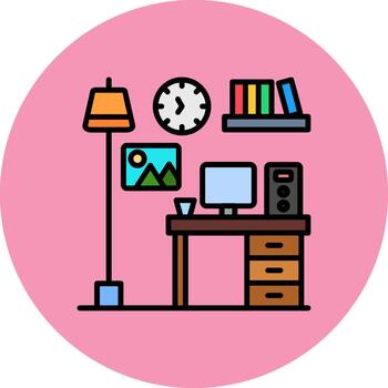 computadora escritorio ligero cuadrícula fragmento vector