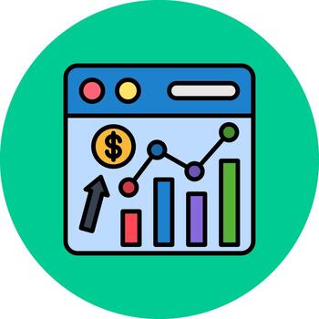 Web Analytics Creative Pixel Symbol vector