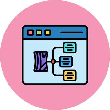 Plant Cell Minimal Curve Block vector