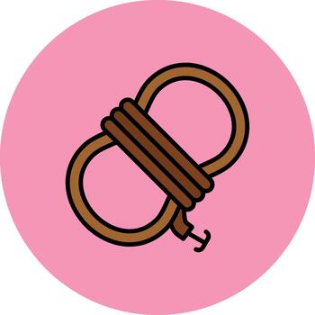 Rope Elegant Curve Unit vector