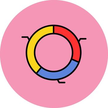 segmento escarchado cuadrícula símbolo vector