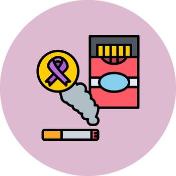Cigarette Dynamic Color Fragment vector