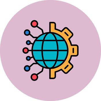 Digital Transformation Elegant Curve Unit vector