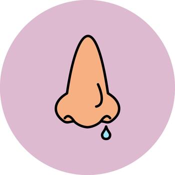 nariz avanzado marco elemento vector