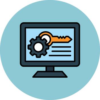 Access Control List Creative Block Fragment vector