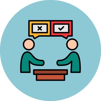 Mentoring Crisp Display Token vector