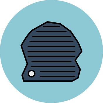 Rosetta Stone Minimal Curve Block vector