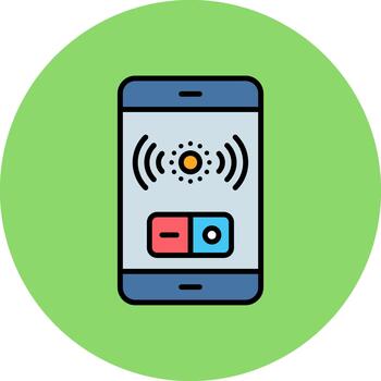 Ambient Sensor Dynamic Color Fragment vector