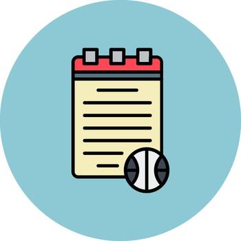 Notepad Advanced Frame Element vector