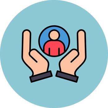 Support Thin Line Pattern vector