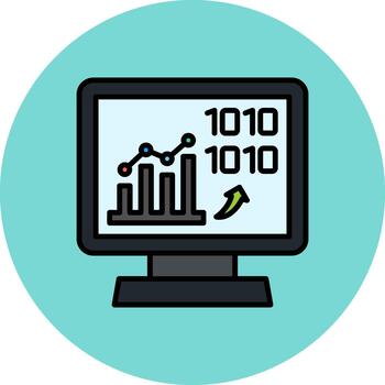 binario codigos suave movimiento formar vector