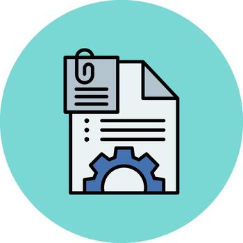 File Dynamic Stroke Element vector