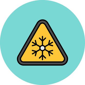 Ice Thin Line Pattern vector