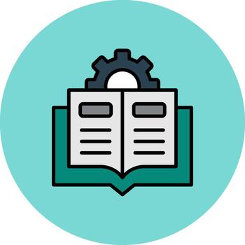 Material Management Thin Line Pattern vector