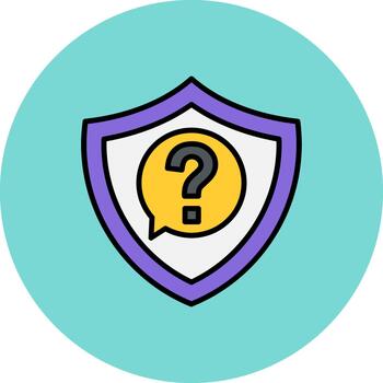 Shield Muted Color Texture vector