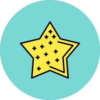 Star Soft Shadow Element vector