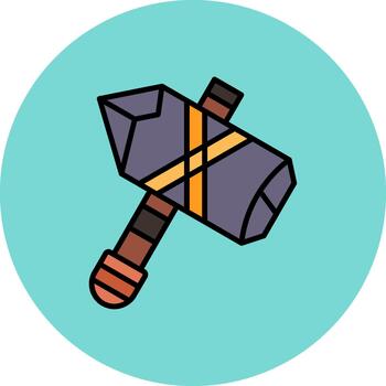 Stone Axe Dynamic Color Fragment vector