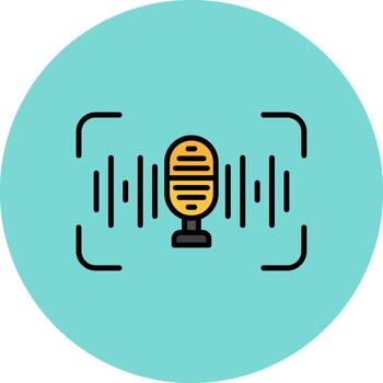 Voice Recognition Smooth Render Fragment vector