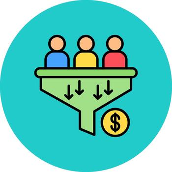 Conversion Rate Artistic Grid Feature vector