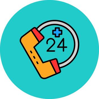 Emergency Call Smooth Motion Form vector